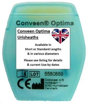 Buy Coloplast Conveen Optima Self-sealing Latex-Free Penile Urisheath VARIOUS SIZES • 3.22£