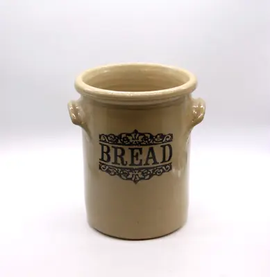Buy MOIRA POTTERY Vintage Large Ceramic Bread Bin No Lid Storage Container Brown 10  • 4.99£