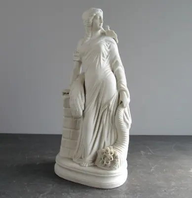 Buy 19th Century  Parian Ware Blanc De Chine Bisque Figure Of Goddess Diana • 120£
