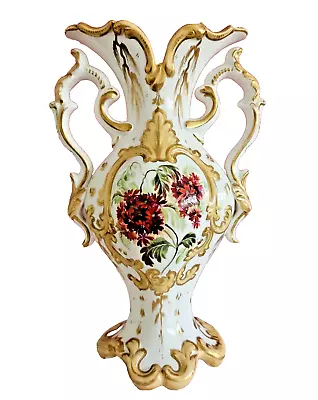 Buy 19th Century Coalport Coalbrookdale Twin Handled Vase • 24£