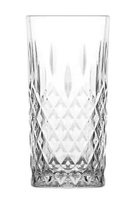 Buy Lav Odin Set Of 4 Cocktail Soft Drink Glass 35Cl Highball Glasses Vintage Water  • 11.99£
