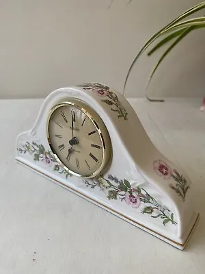 Buy Vintage Aynsley English Bone China WILD TUDOR Napoleon Mantel Clock Made England • 19.99£