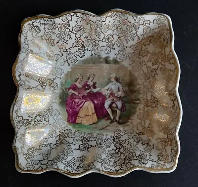Buy Vintage Midwinter  Crinoline Lady  / Chintz Pattern Trinket Dish • 4£