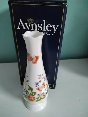 Buy NEW Aynsley Bone China Cottage Garden Derwent Bud Vase, Boxed, Made In England • 8.95£