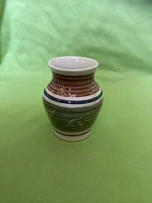 Buy Vintage C.1970s Dragon Studio Pottery Rhayader Small Vase - Mid Century # • 2.25£