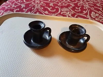 Buy Antique VERY EARLY RARE Small Dicker Ware Wee Willie Winkie Holders 1  Dmgd Tray • 34.99£