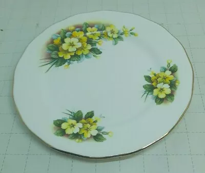 Buy Gainsborough Bone China Yellow Blossom Side Plate Vintage • 4.99£