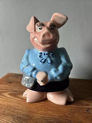 Buy VINTAGE COLLECTABLE Piggy Bank~ NATWEST WADE LADY HILARY ~ PIG MONEY BOX • 22£