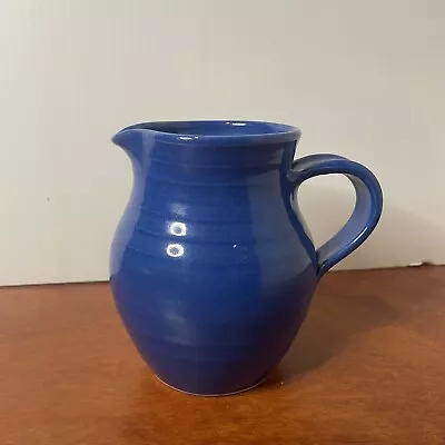 Buy Barham Australian Pottery 1970s Retro Vintage Cobalt Blue Milk Creamer Jug • 13.91£