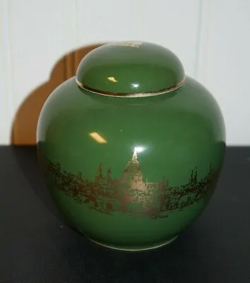 Buy Vintage Shorter And Son Limited Gold Gilt Porcelain Tea Caddy Ginger Jar  (C4) • 4.75£