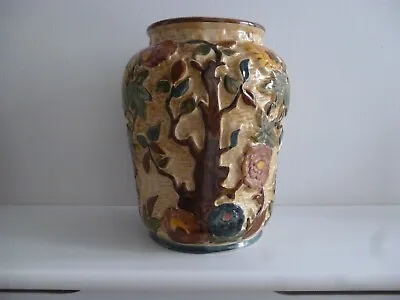 Buy Indian Tree Hand Painted Vase Signed  H . J . Wood Staffordshire  England • 24.99£