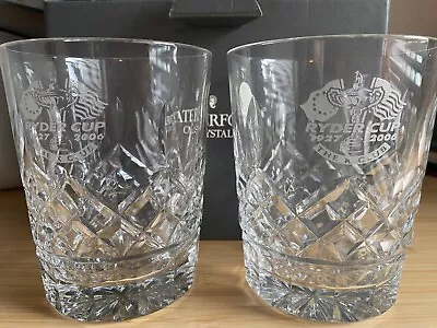 Buy Waterford Crystal Lismore 12oz Tumbler Pair Official 2006 Ryder Cup Collection • 20£