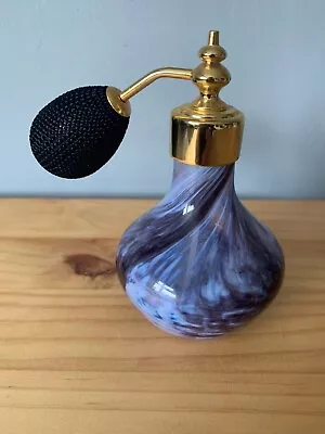 Buy Vintage Retro Caithness Glass Perfume Bottle Atomizer  Swirl Pattern  • 8.50£