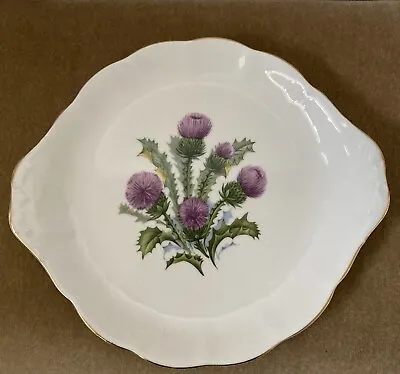 Buy Vintage Royal Vale China Thistle Eared Cake Plate • 9.99£