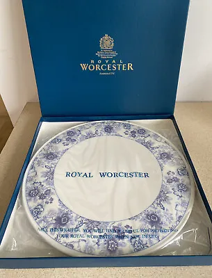 Buy Royal Worcester China Oriental Blue Cake Serving Plate - Boxed - BNIB • 14.99£