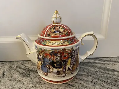 Buy James Sadler Teapot, Charles Dickens, Pickwick Papers, ( Never Used, Displayed) • 25£