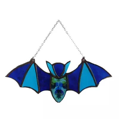 Buy Halloween Bat Stained Glass Suncatcher Window Hanging Acrylic Wall Art Decor New • 4.79£