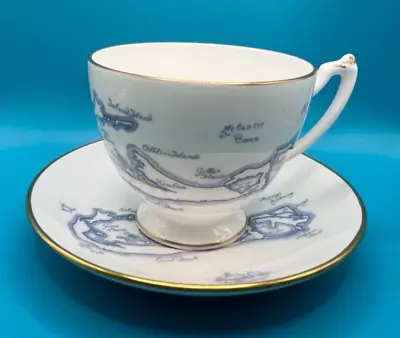Buy COALPORT Bermuda Cup & Saucer Made Exclusively For AS Cooper And Sons LTD…VGC • 5.99£