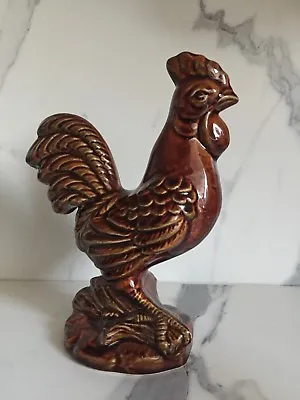 Buy Vintage Torquay Ware Dartmouth Art Pottery Brown Glazed Cockerel Bird Fifure • 12.99£