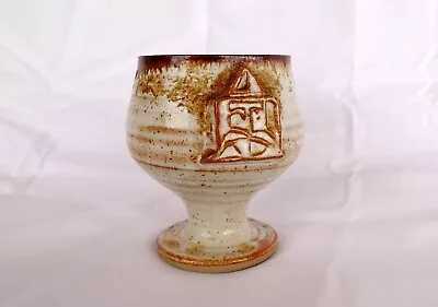 Buy Vintage Studio Pottery Jerry Harper Blacktoft East Yorkshire Handmade Goblet Cup • 7.99£