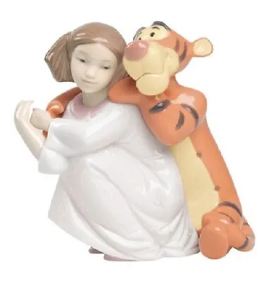 Buy Nao By Lladro  Disney Porcelain Figurine Hugs With Tigger Was £155.00 Now£139.50 • 139.50£