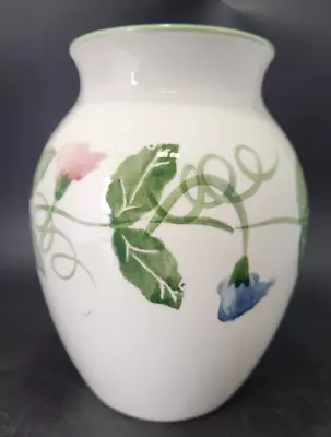 Buy Poole Pottery Charlotte Hand Painted Floral Vase 20cm • 9.99£