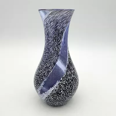 Buy Caithness Glass Posy Vase Retired In Purple Splash Effect Design 270g 4.75  • 8.99£