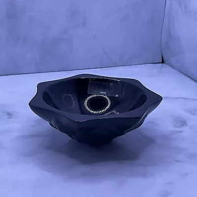 Buy Lalique France Black Crystal Nymphea - Coupelle Flower Bowl. Beautiful Piece • 74.99£