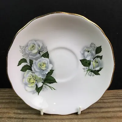Buy Royal Grafton Malvern China Saucer White Roses Pattern • 5£