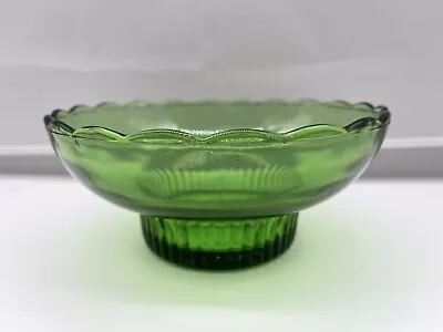 Buy Vintage E.O. Brody Green Glass Bowl Scalloped Rim M2000 • 6.64£