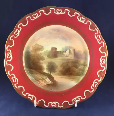 Buy Antique Aynsley Bothwell Castle Dessert Plate Display Plate 23cm • 12.99£