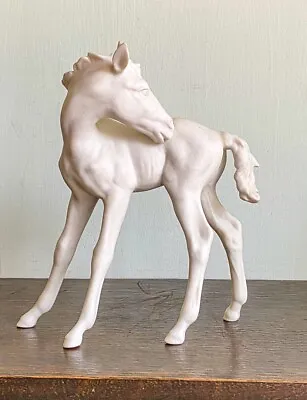 Buy VINTAGE KAISER WHITE BISQUE PORCELAIN  FOAL Perfect • 45£