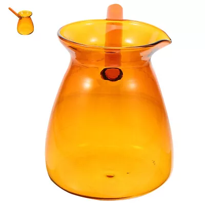 Buy Coffee Pot Glass Tea Pots Tearoom Side Handle Teapot Kettle Glass Milk Jug • 20.48£