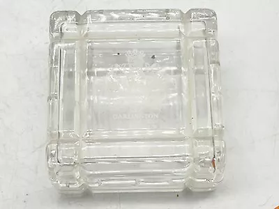 Buy Vintage Darlington Crest Heavy Glass Lidded Trinket Box Pill Snuff Pot Clear • 19.99£