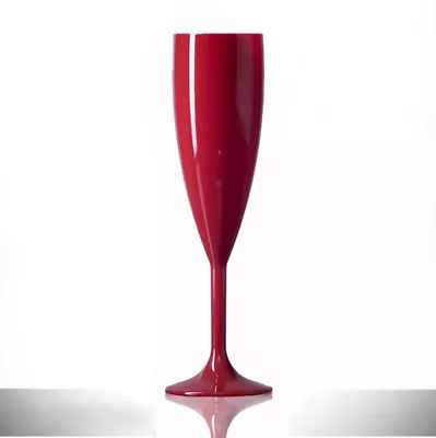 Buy Coloured Plastic Polycarbonate Champagne Glasses - Various Colours - Made In UK  • 24.95£