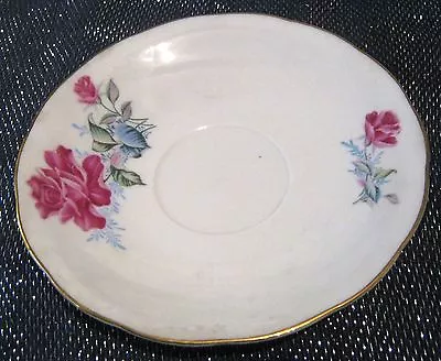 Buy 1x Oriental Bone China Made In China Beautiful Vintage Rose Pattern Approx 5½ins • 5.99£