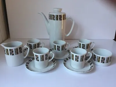 Buy Vintage Retro Alfred Meakin Ironstone England Coffee Pot 5 Settings With Jugs • 20£