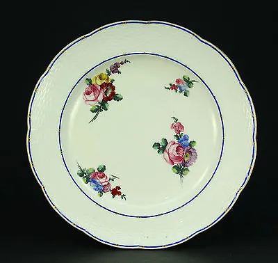 Buy * 1768 Authentic SEVRES Soft Paste Porcelain 9.25  Plate, Signed #6 • 438.04£