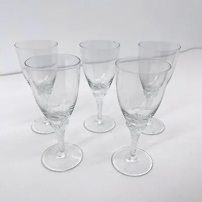Buy Set Of 5 Clear Sherry / Port Glasses. Elegant Glassware • 19.99£