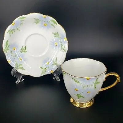 Buy Royal Standard Bone China Cup & Saucer Hand Painted Floral Pattern C.1950-60 • 30.82£