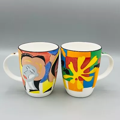 Buy 2x Hudson Middleton Mugs Fine Bone China Inspired By Picasso & Matisse • 11.95£