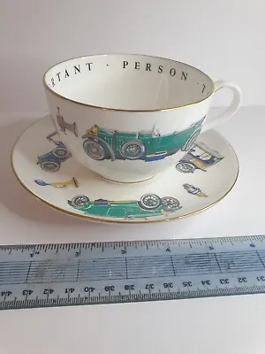 Buy Vintage Royal Worcester To A Very Important Person Bone China Large Cup & Saucer • 20£