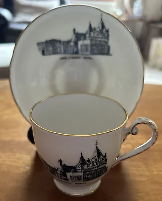Buy Royal Grafton Bone China Teacup & Saucer  John O’Groat Hotel - Made In England • 9.95£