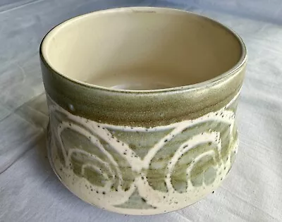Buy Aviemore Pottery Swirl Pattern Dish / Plant Pot Holder- Made In Scotland • 17.50£