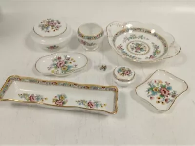 Buy Coalport Ming Rose Bone China Ornament Collection Trinket Dishes Thimbles • 9.99£
