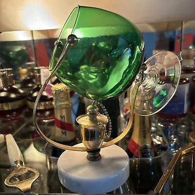 Buy Stunning 60s Vintage Glass Brandy Glass Warmer . Pristine Condition. £85 • 85£