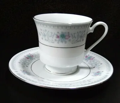 Buy Crown Ming Fine China HARMONY (Verge) Pattern Jian Shiang Tea Cup & Saucer • 9.23£