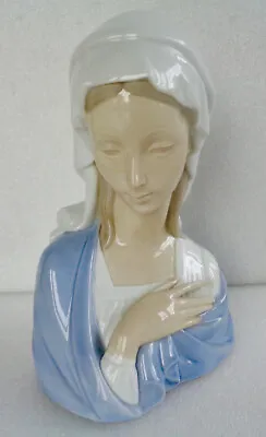 Buy LLADRO MADONNA HEAD 4649 - Holy Blessed Mother Porcelain Figurine - Height 22cm • 75£