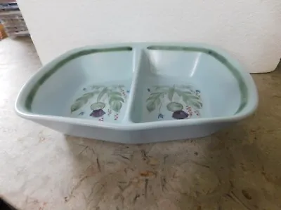 Buy Buchan Thistleware Pottery Stoneware Divided Baking Dish M2-50 • 37.93£