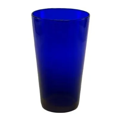 Buy GLASS SET Cobalt Blue Cooler Standard Glassware 4 Pack 17oz CUPS AND GLASSES • 51.91£